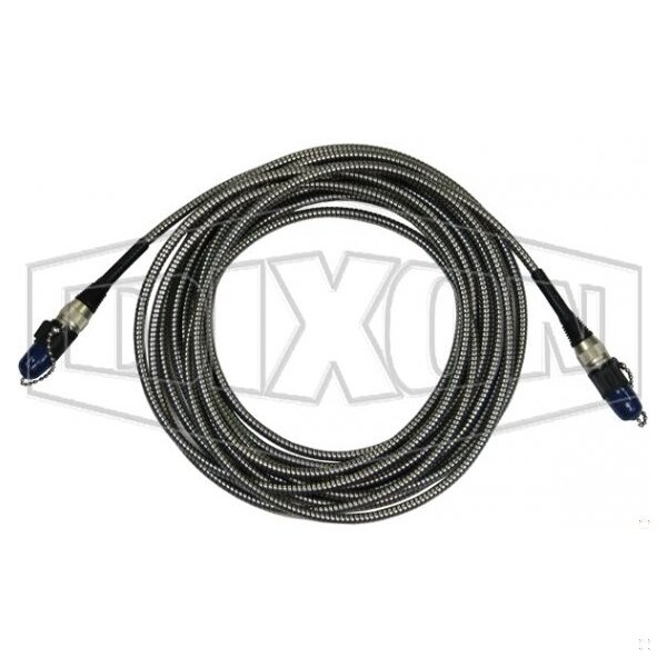 ADS Spillguard Armored Cable, 3 Pin Connector, For Use with ADS Spillguard System, 316 SS